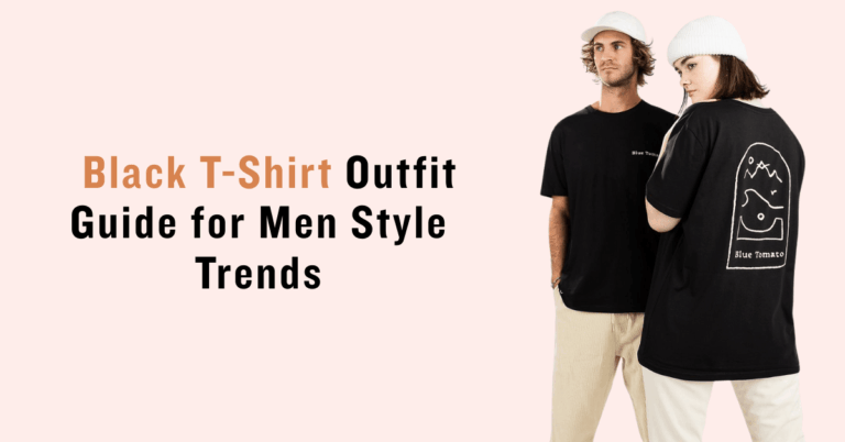 Black T-Shirt Outfit Guide for Men Style Trends